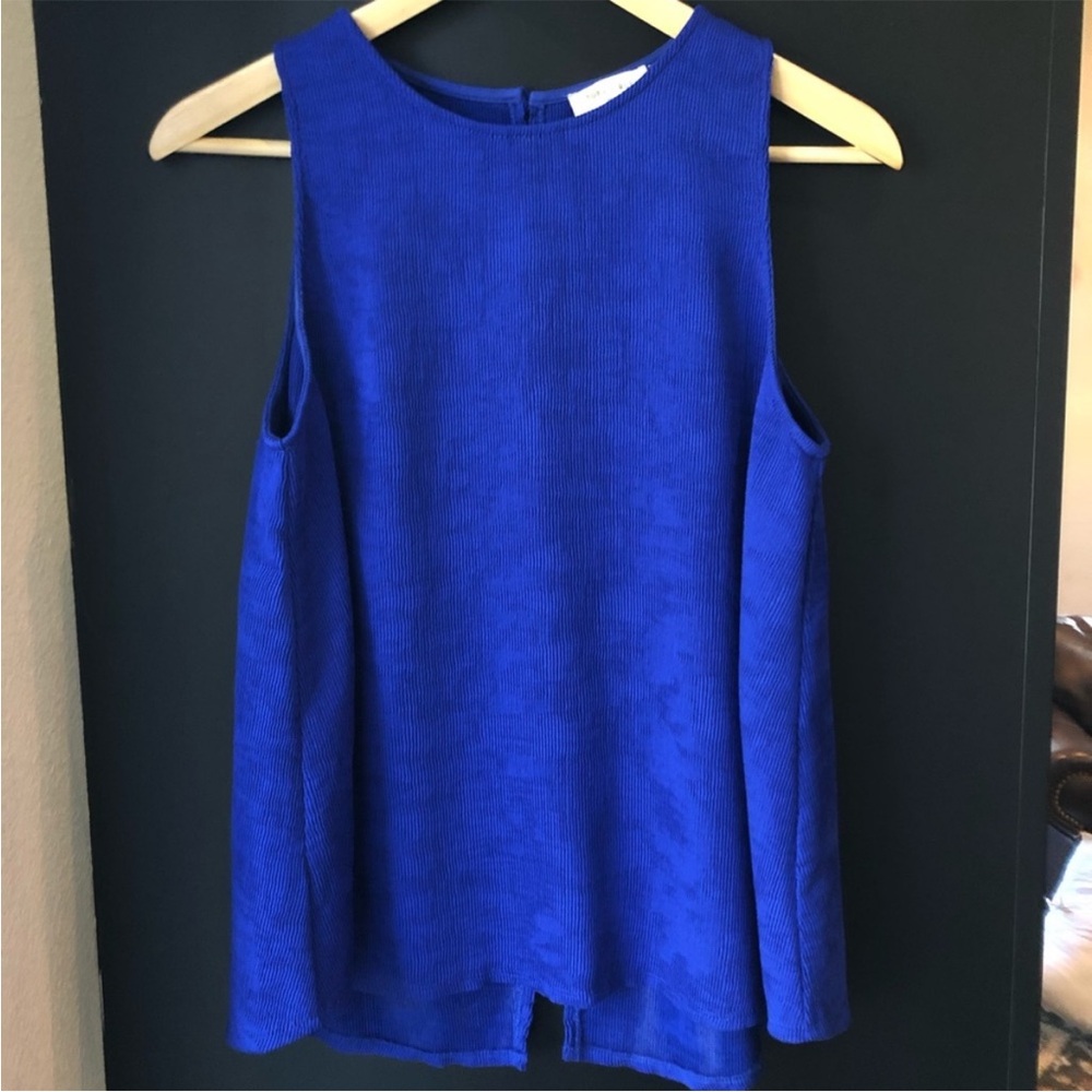 Sophie Rue Royal Blue Boxy Tank Top